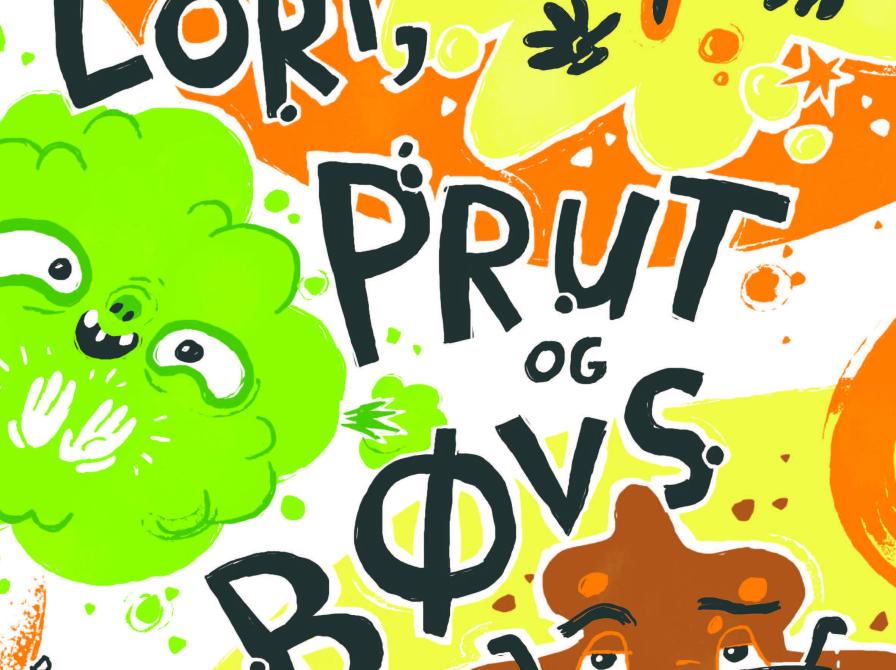 Lort, prut og bøvs billedbøger 2-6 år